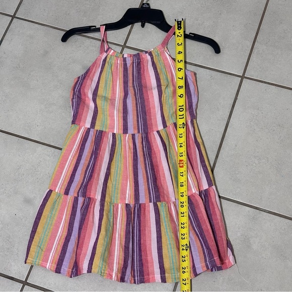 Carter’s Kid Girls Orange Striped Dress size 7/7A - Picture 6 of 6